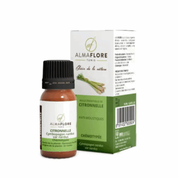ALMAFLORE HUILE ESSENTIELLE DE CITRONNELLE 10ML