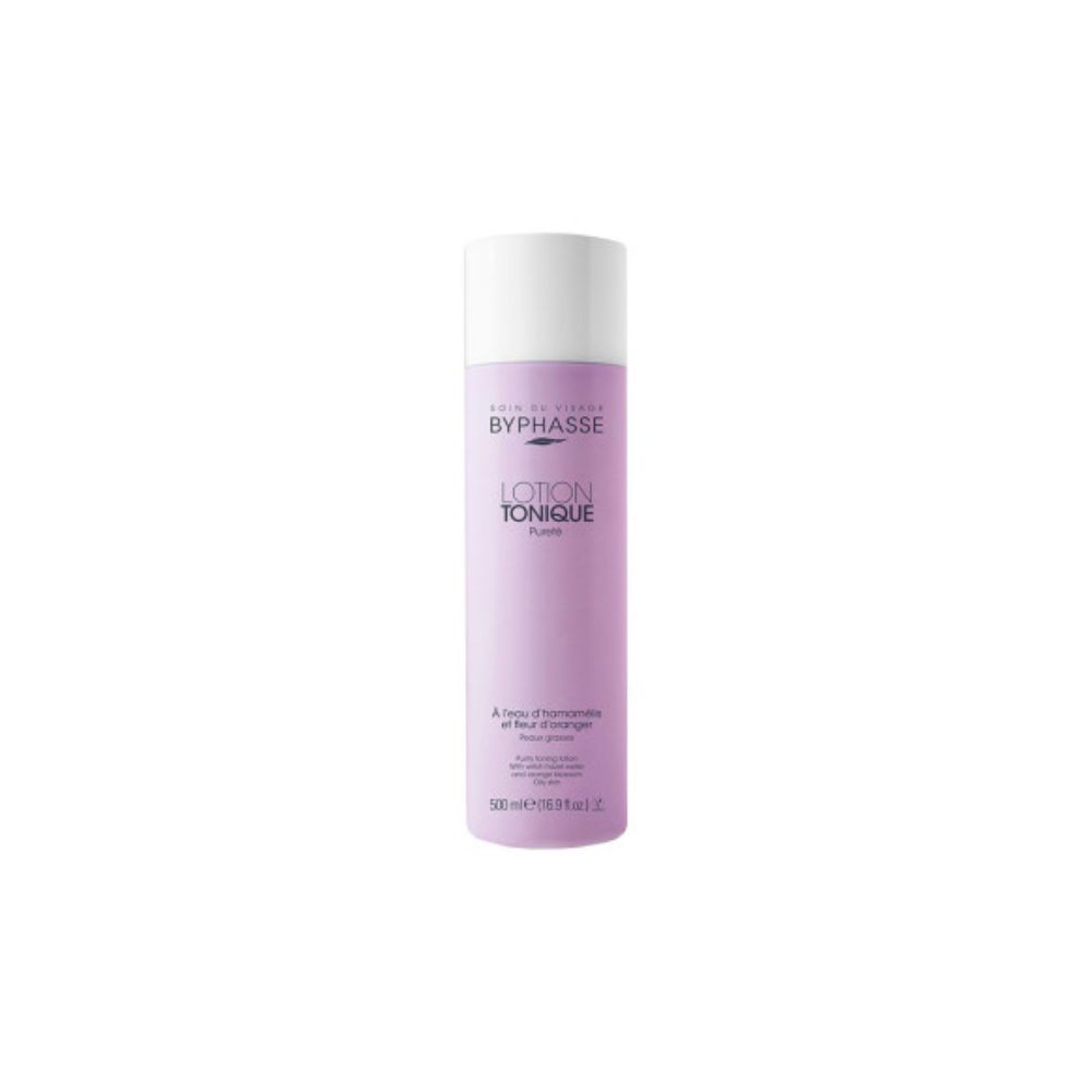 BYPHASSE LOTION TONIQUE PURETE A L’EAU D’HAMAMELIS ET FLEUR D’ORANGER 500ML