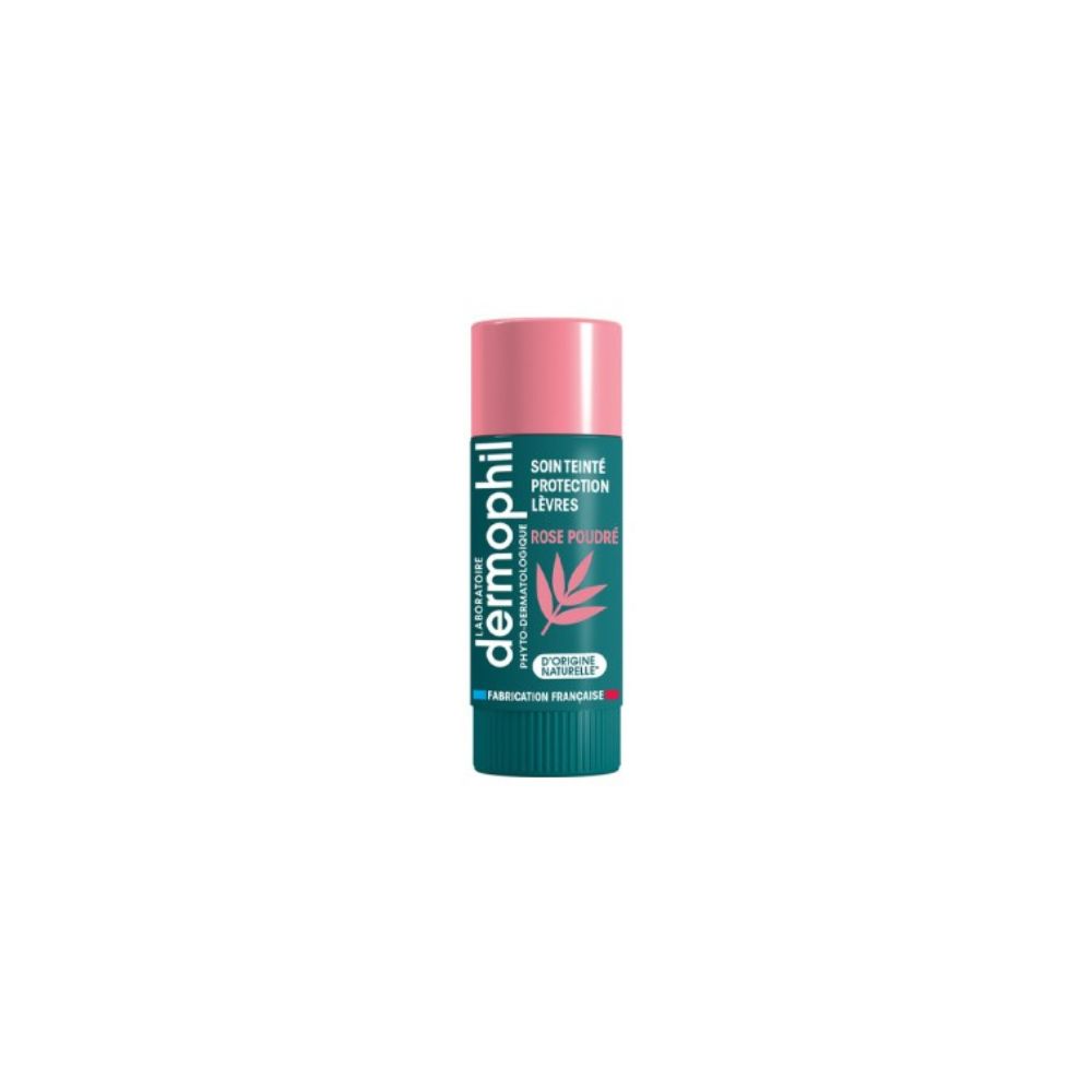 DERMOPHIL STICK LEVRES SOIN TEINTE ROSE POUDRE