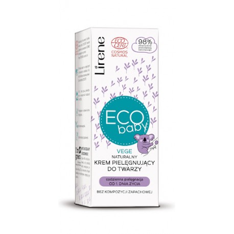 LIRENE ECO BABY CREME SOIN POUR VISAGE 50ML